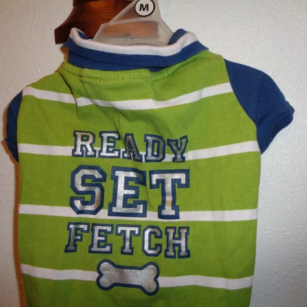 MARTHA Stewart Pets Dog Polo Size Medium Ready Set Fetch